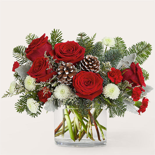 Yule Cheer Bouquet –  Lone Oak Gardens, Fairmount IN