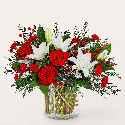 Best in Snow Bouquet –  Lone Oak Gardens, Fairmount IN