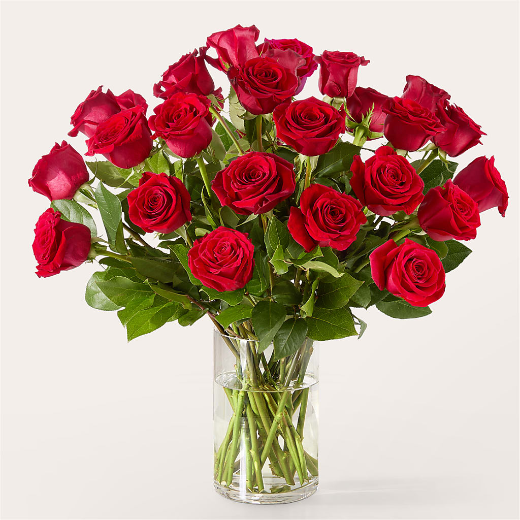 The One Red Rose Bouquet –  Lone Oak Gardens, Fairmount IN